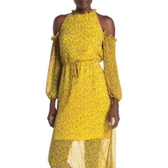 Gorgeous Sam Edelman Cold Shoulder Maxi Dress - Picture 4 of 6